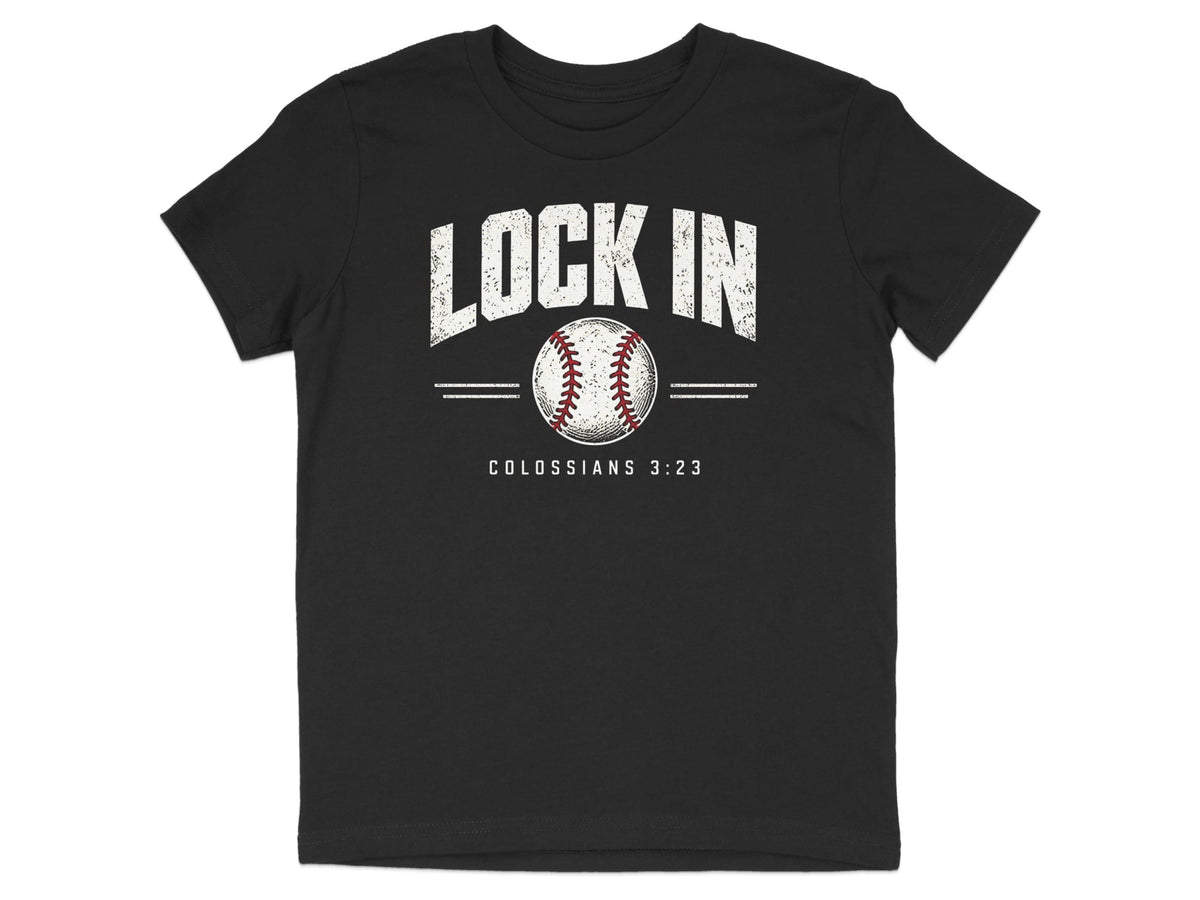 Lock In Baseball Youth T-Shirt