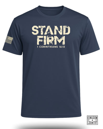 Stand Firm 1 Corinthians 16:13 Performance Shirt