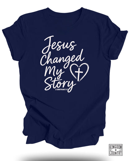 Jesus Changed My Story T-Shirt