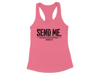 Send Me Isaiah 6:8 Racerback Tank