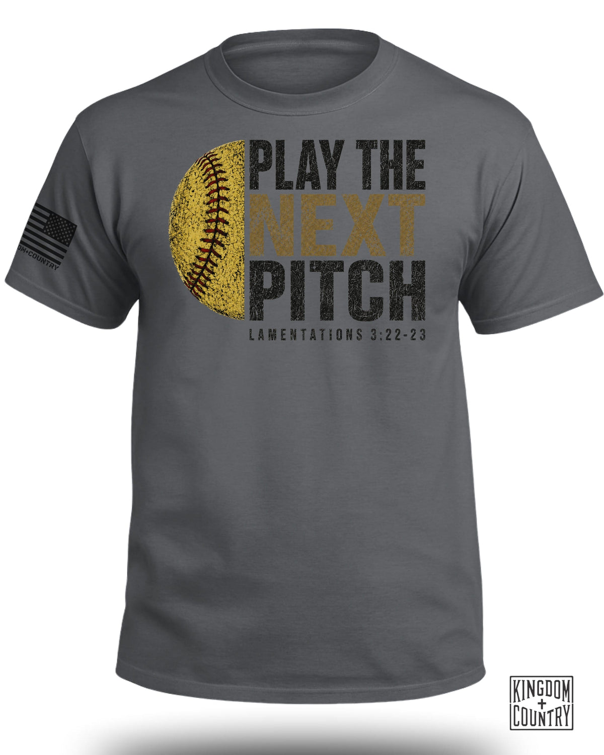 Play The Next Pitch Softball T-Shirt