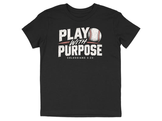 Play With Purpose Baseball Youth T-Shirt