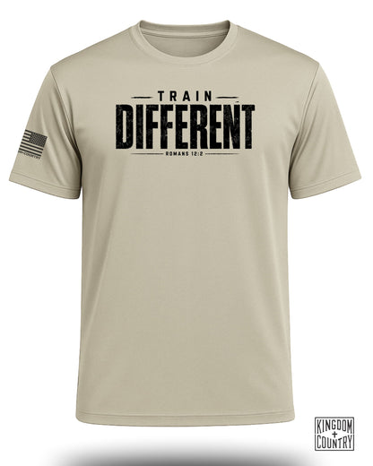 Train Different Romans 12:2 Performance Shirt