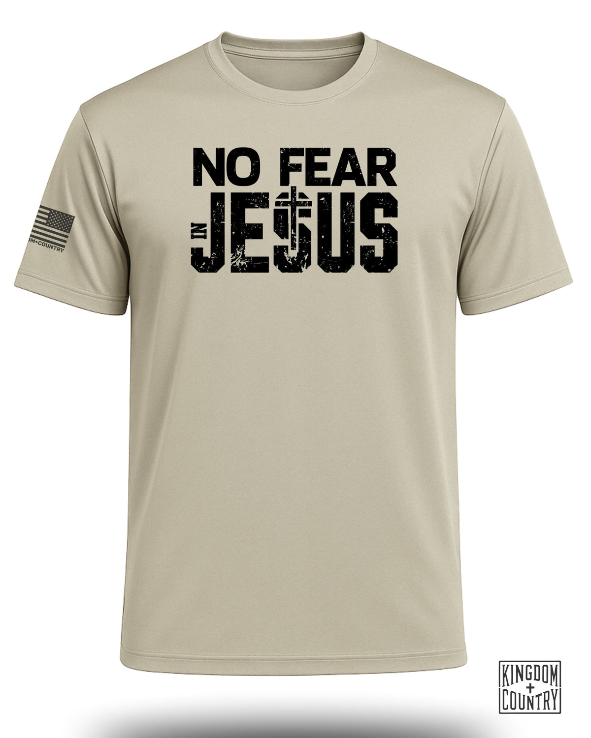 No Fear In Jesus Bold Performance Shirt
