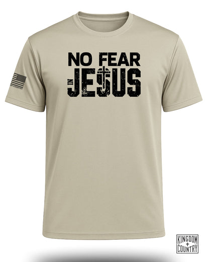 No Fear In Jesus Bold Performance Shirt