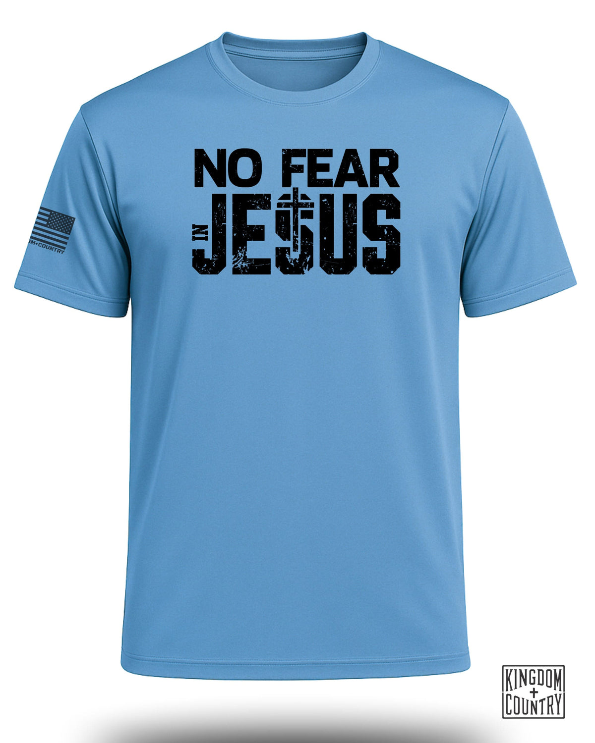 No Fear In Jesus Bold Performance Shirt