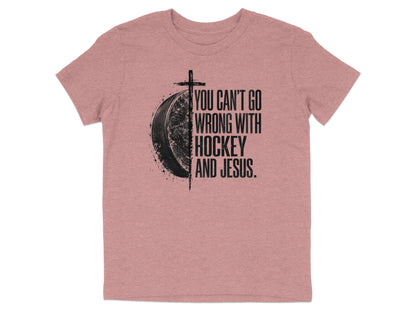 Hockey And Jesus Youth T-Shirt