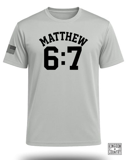 Matthew 6:7 Performance Shirt