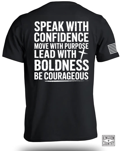 Confidence-Purpose-Boldness-Courage T-Shirt