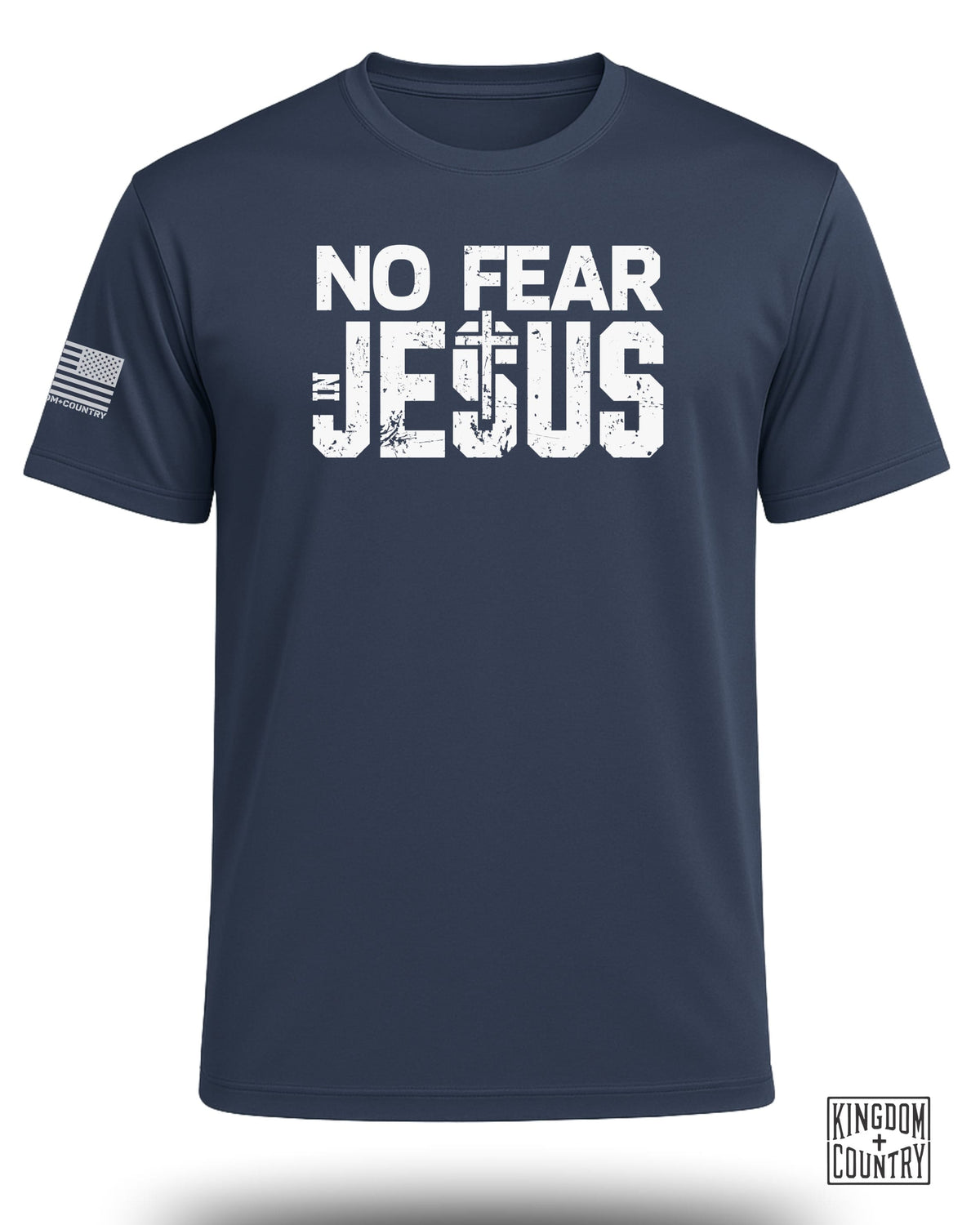 No Fear In Jesus Bold Performance Shirt