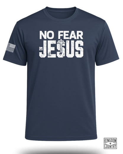 No Fear In Jesus Bold Performance Shirt
