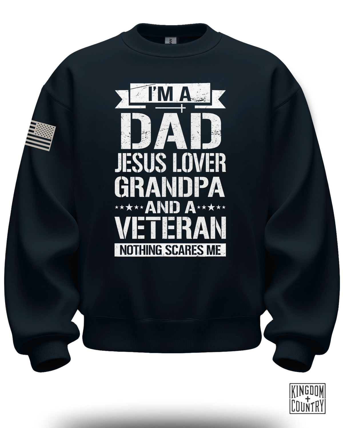 Veteran Grandpa Crewneck