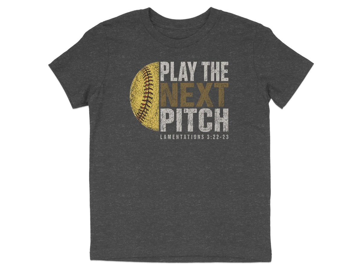 Play The Next Pitch Softball Youth T-Shirt