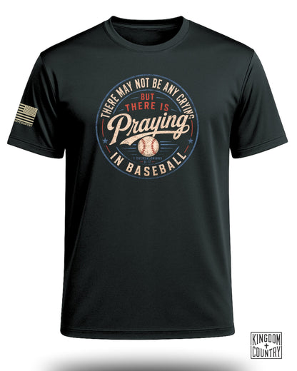 Praying in Baseball Performance Shirt