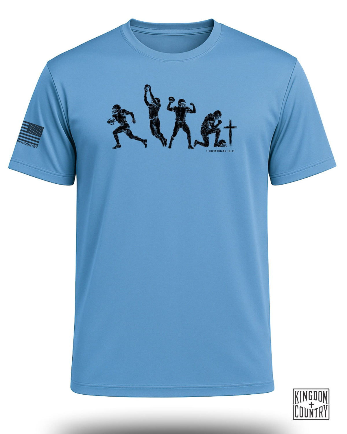 Gridiron Faith 1 Corinthians 10:31 Performance Shirt
