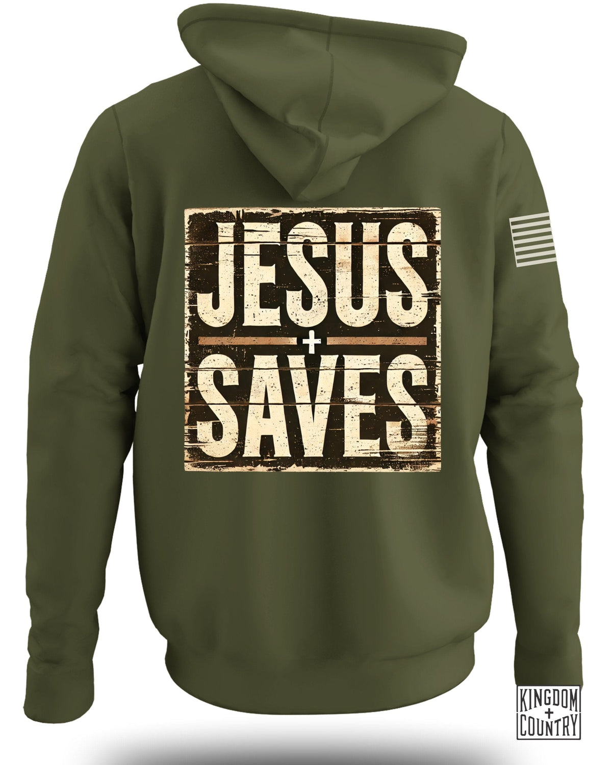 Jesus Saves Graphic Hoodie