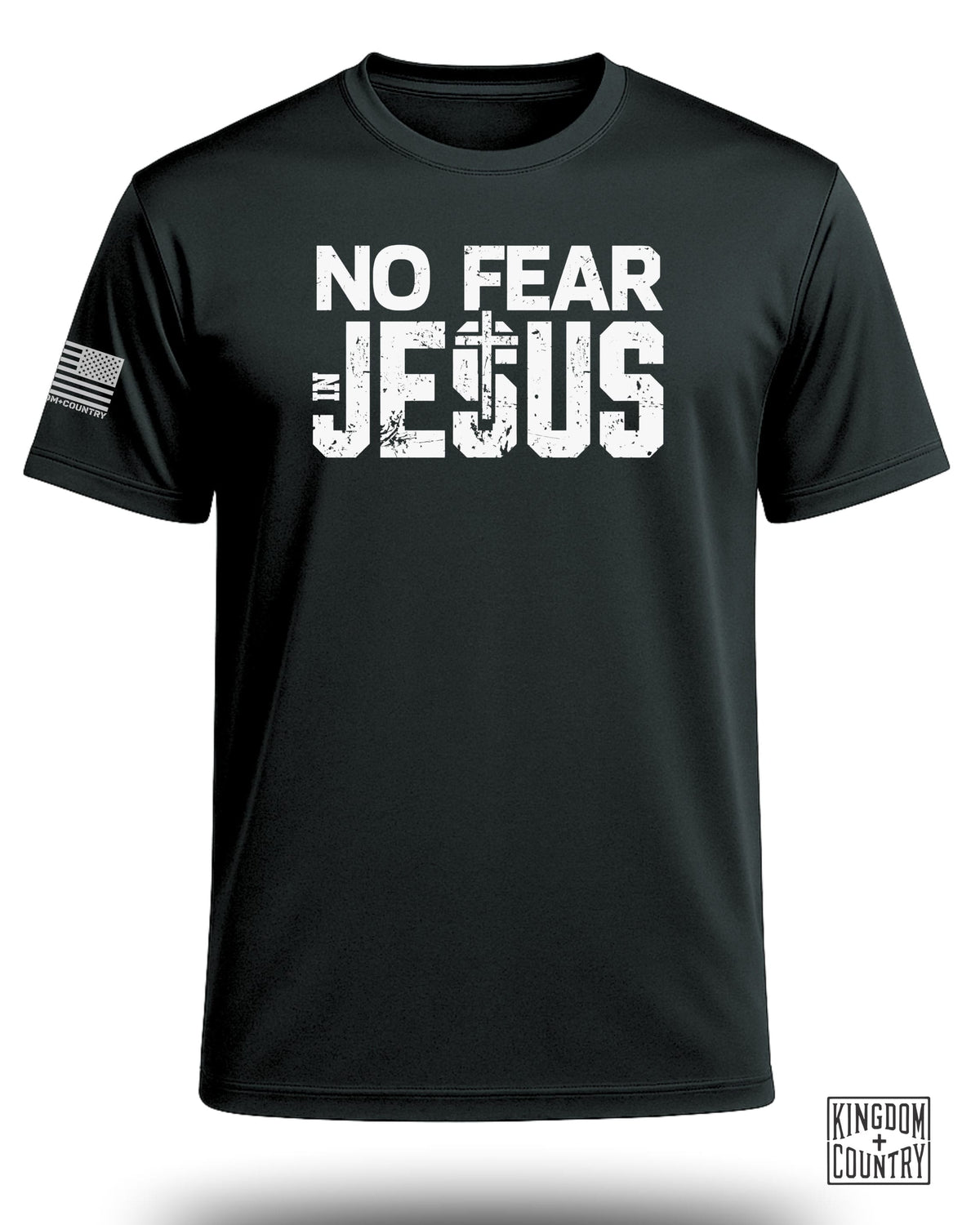 No Fear In Jesus Bold Performance Shirt