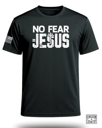 No Fear In Jesus Bold Performance Shirt