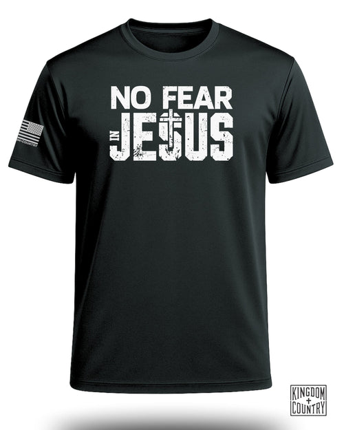 No Fear In Jesus Bold Performance Shirt