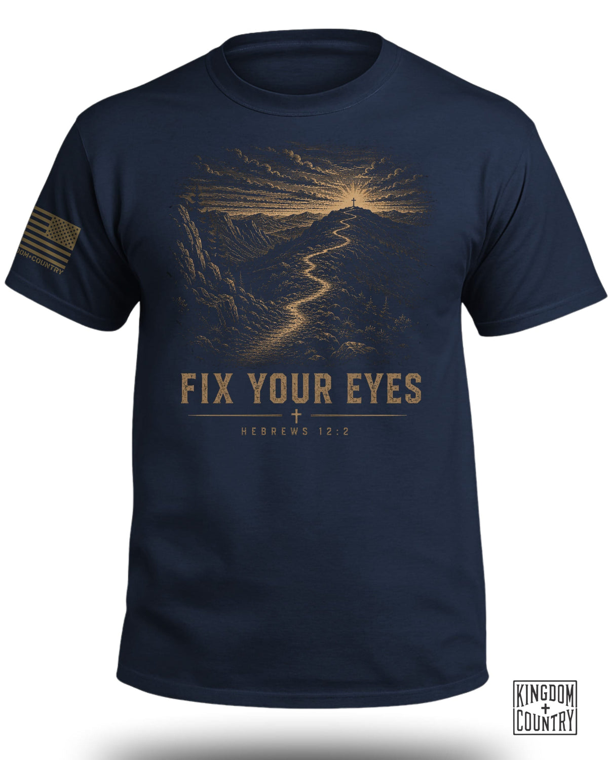 Fix Your Eyes Hebrews 12:2 T-Shirt