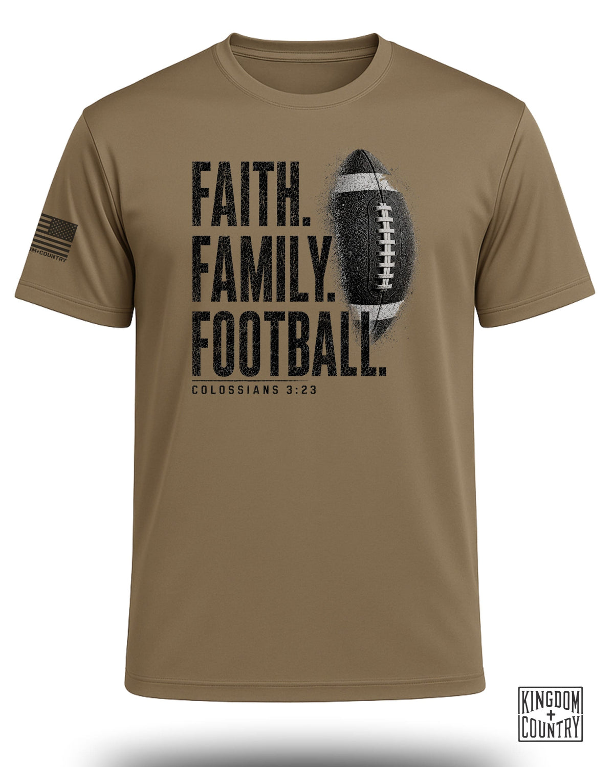 Faith Family Football Performance Shirt