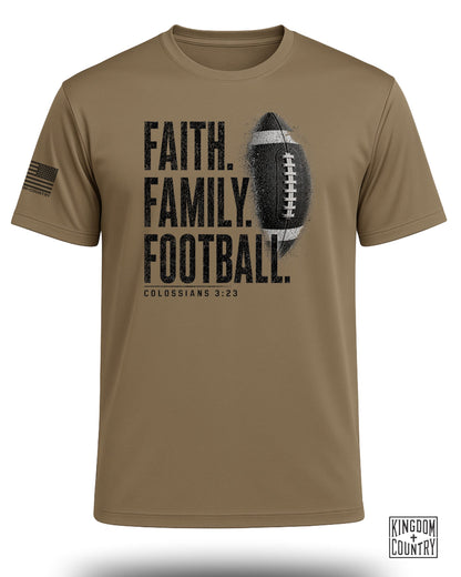 Faith Family Football Performance Shirt