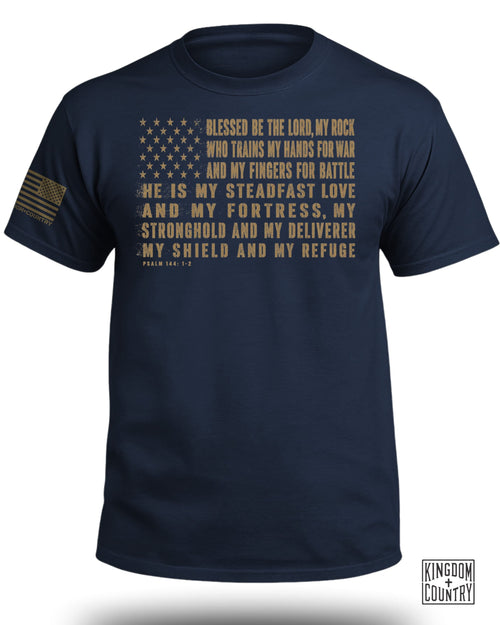 Blessed Be The Lord Flag T-Shirt