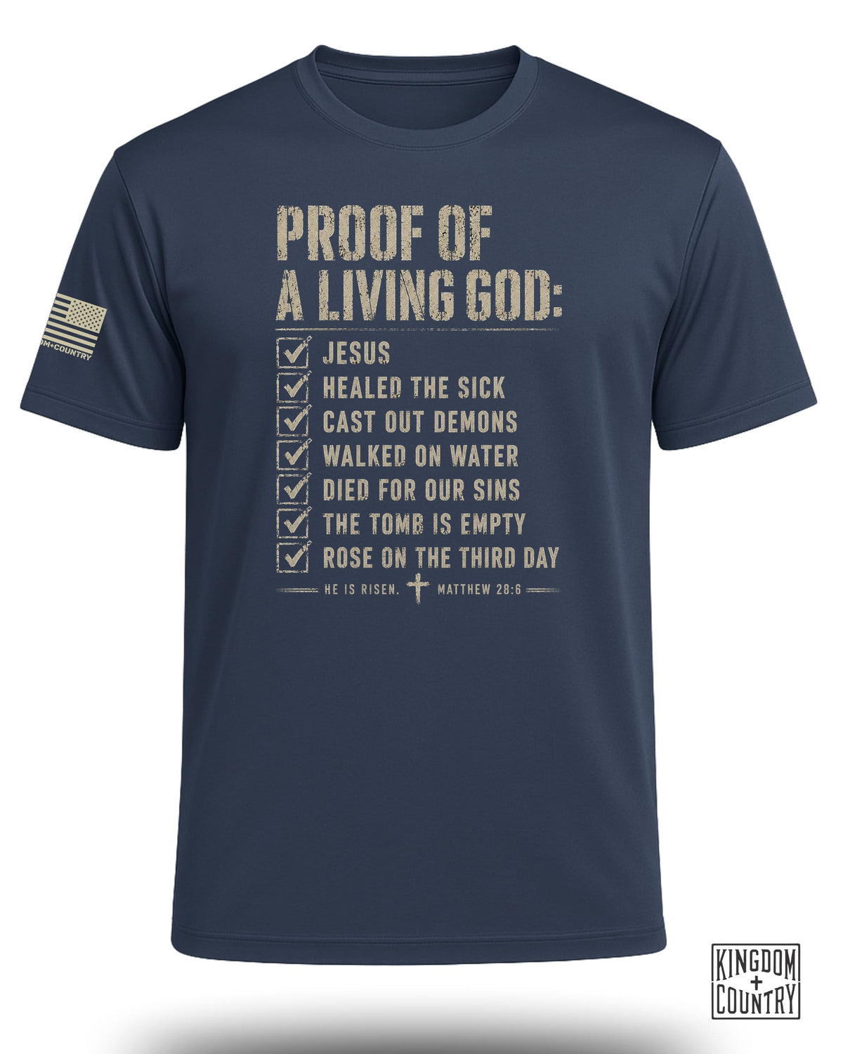 Proof of a Living God Performance Shirt