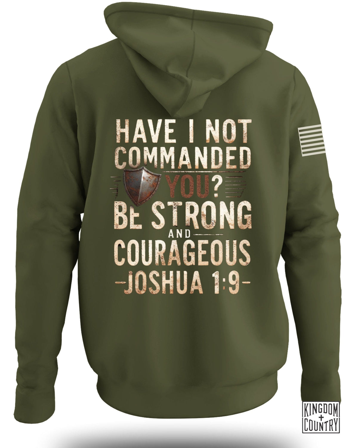 Be Strong And Courageous Hoodie