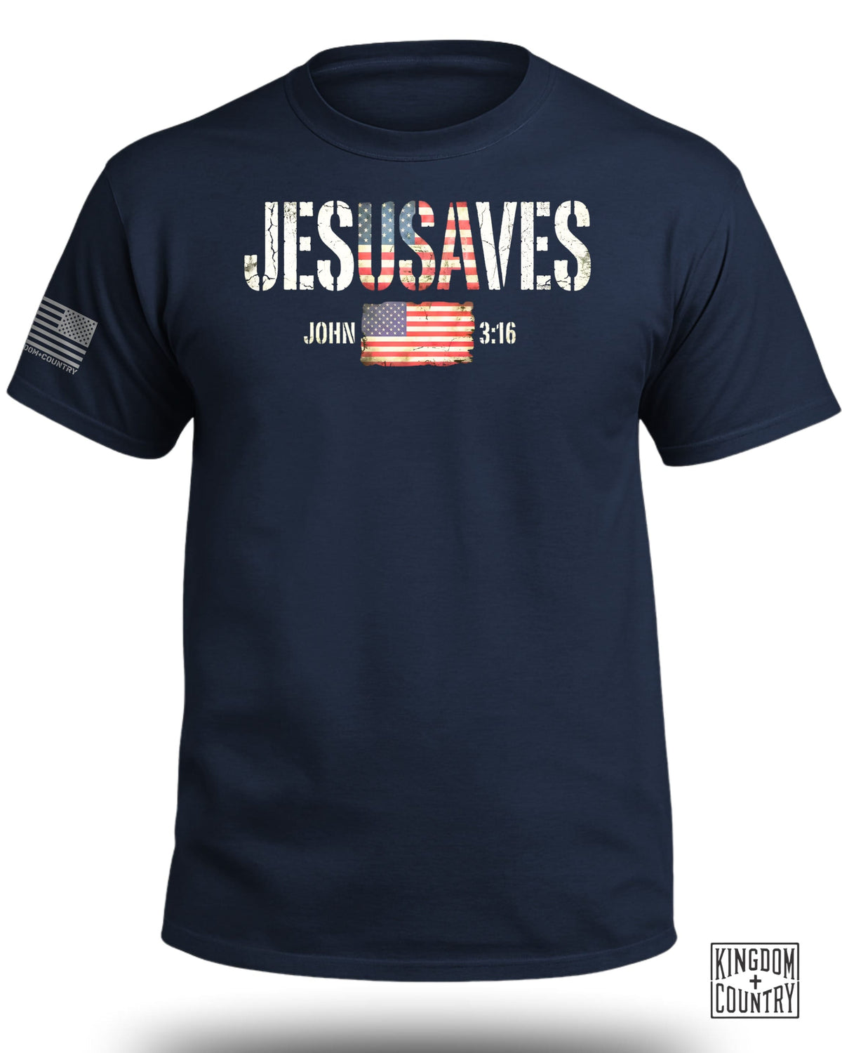 Jesus Saves Patriotic T-Shirt