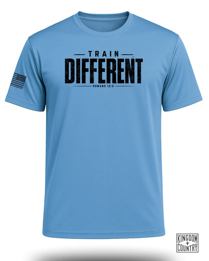 Train Different Romans 12:2 Performance Shirt