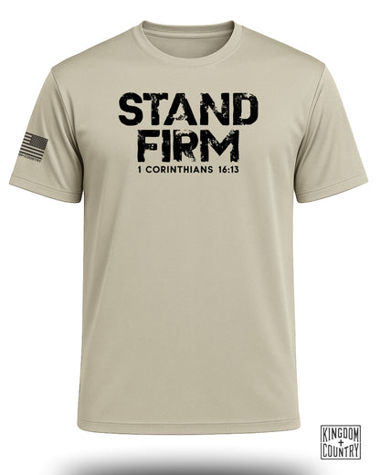 Stand Firm 1 Corinthians 16:13 Performance Shirt