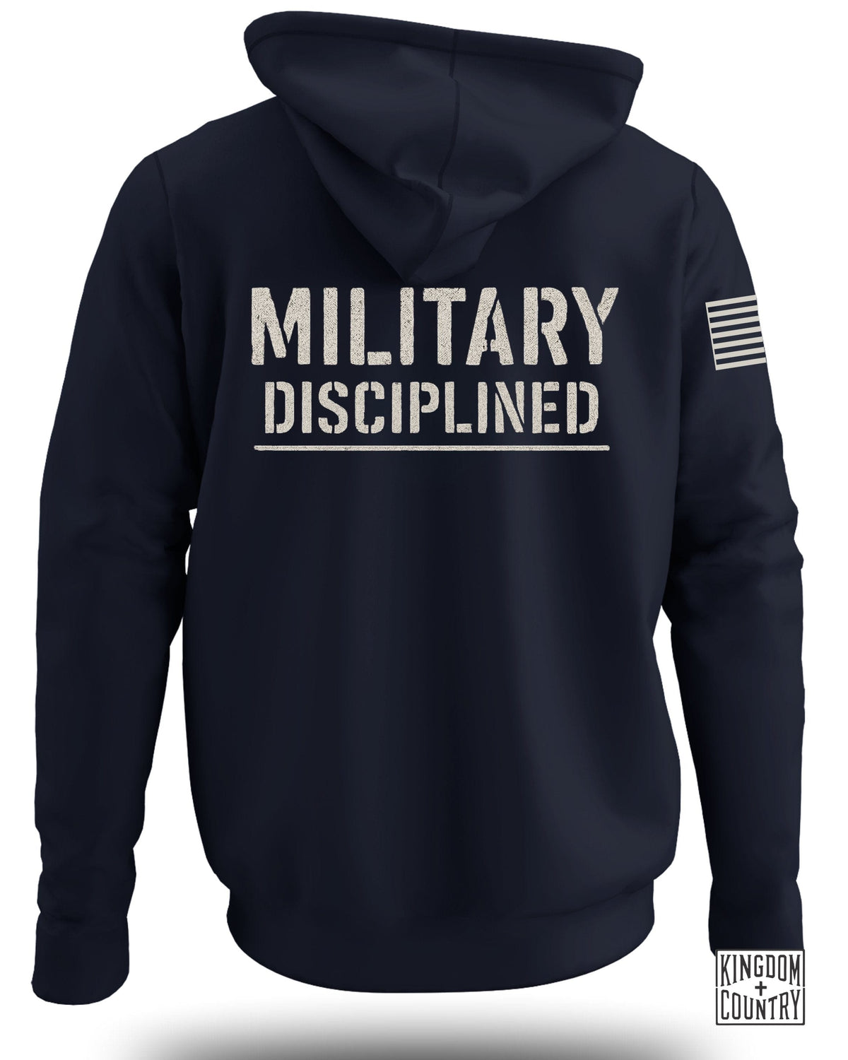 Military Disciplined Graphic Hoodie