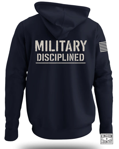 Military Disciplined Graphic Hoodie