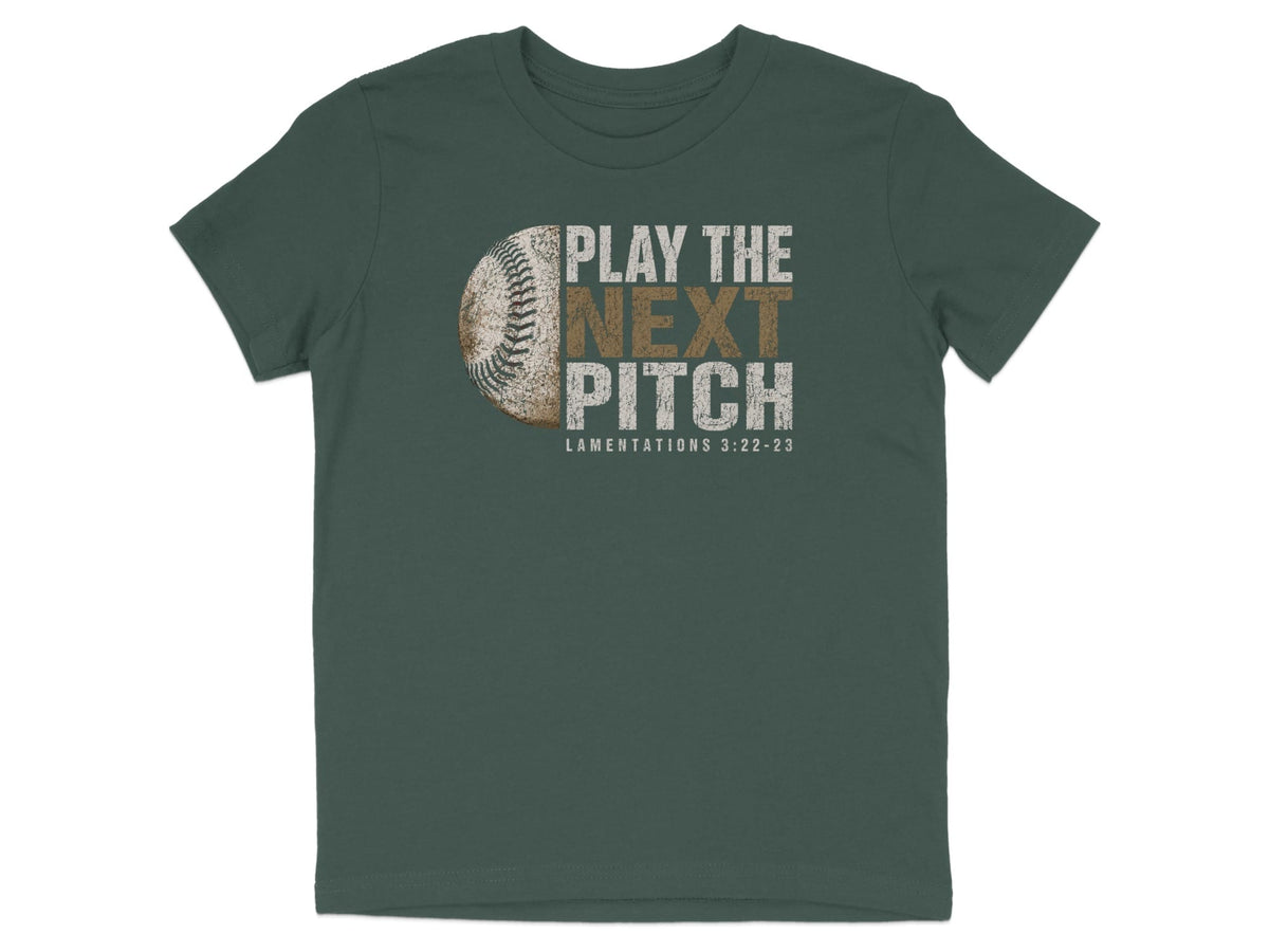 Play The Next Pitch Baseball Youth T-Shirt