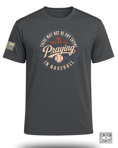 Praying in Baseball Performance Shirt