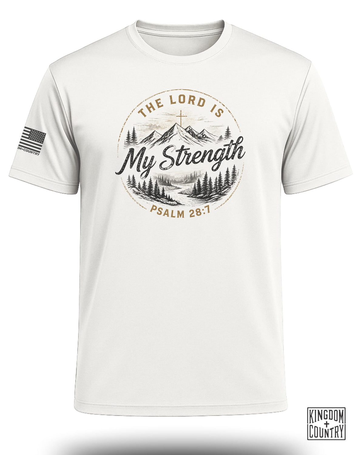 Lord Is My Strength Mountain Performance Shirt