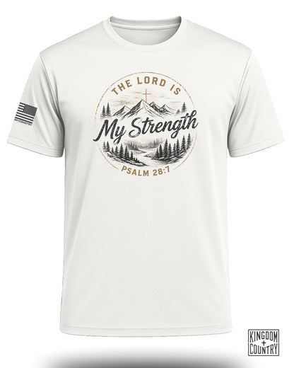 Lord Is My Strength Mountain Performance Shirt