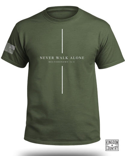 Never Walk Alone Cross T-Shirt