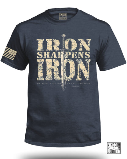 Iron Sharpens Iron Proverbs 27:17 T-Shirt
