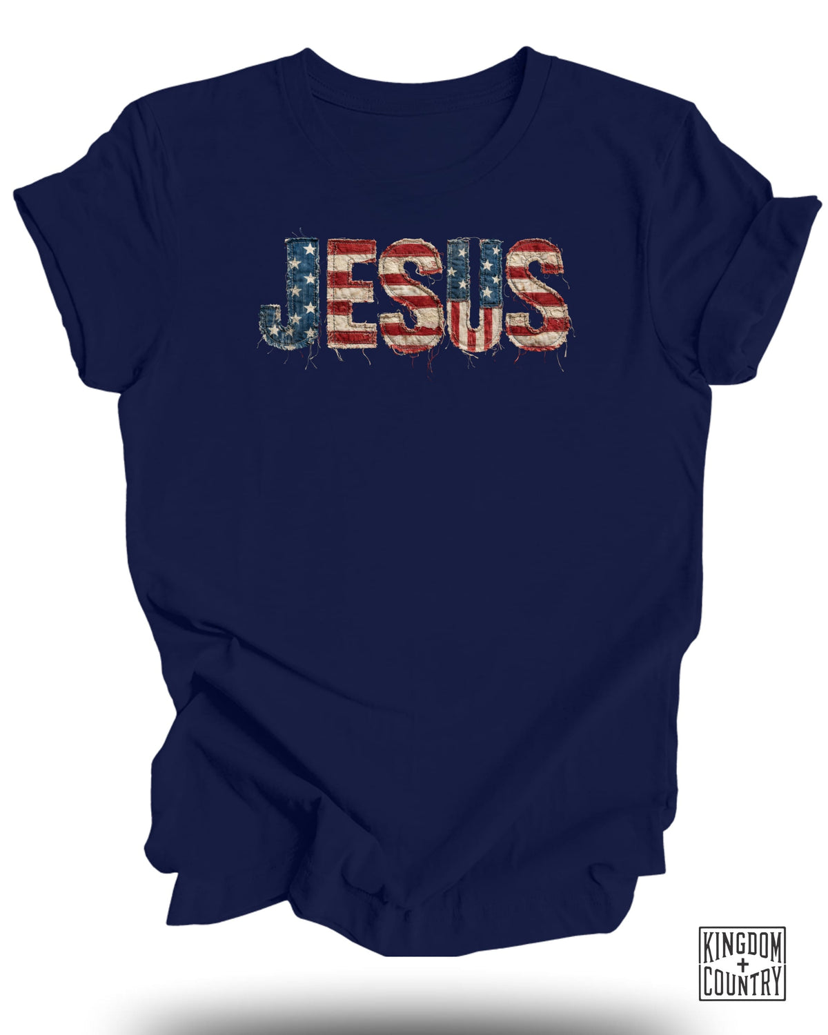 Patriotic Jesus American Flag T-Shirt