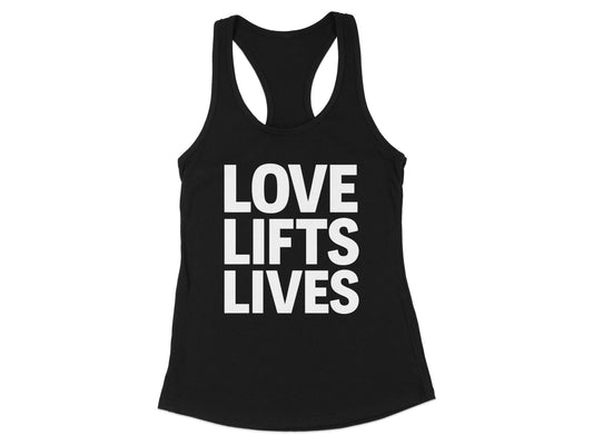 Love Lifts Lives Racerback Tank