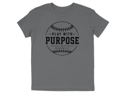 Play with Purpose - Baseball Youth T-Shirt