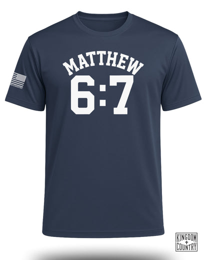 Matthew 6:7 Performance Shirt