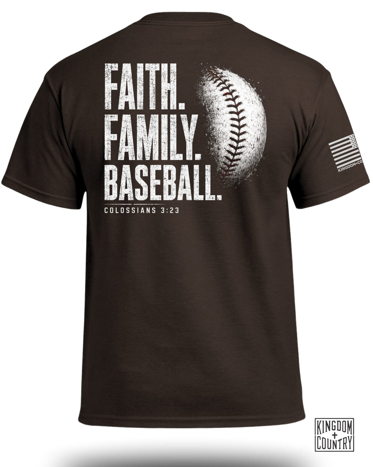 Faith Family Baseball T-Shirt