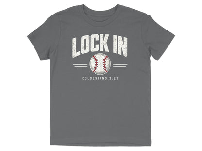 Lock In Baseball Youth T-Shirt