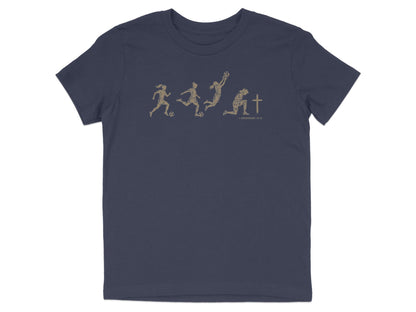 Girls Soccer Faith Journey Youth T-Shirt