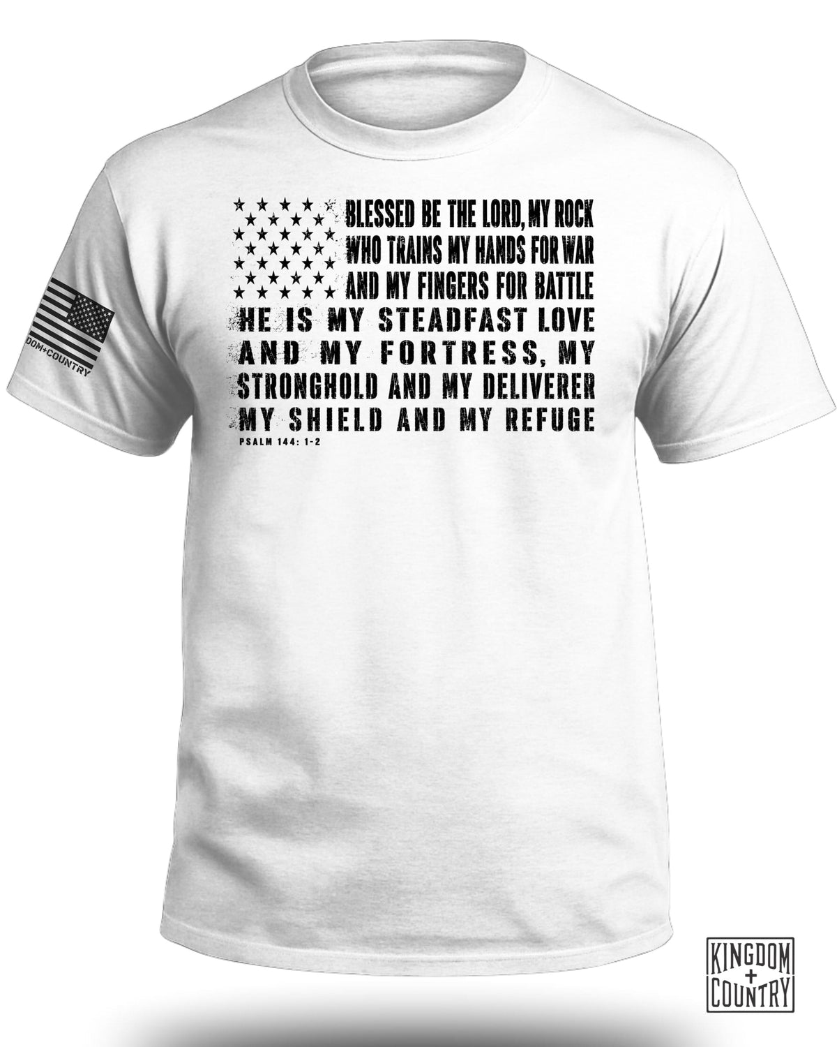 Blessed Be The Lord Flag T-Shirt