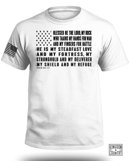 Blessed Be The Lord Flag T-Shirt