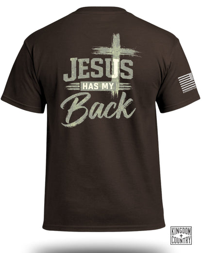 Jesus Has My Back Christian T-Shirt